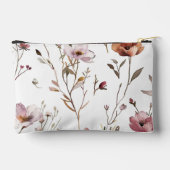 Pochette À Accessoires Élégant floral aquarelle (Verso)