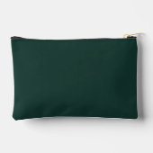 Pochette À Accessoires Elegant Hand-Lettered Script Green Personalized (Verso)