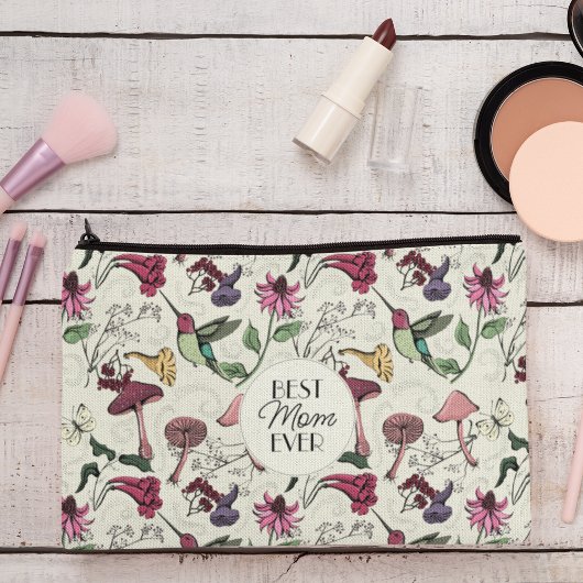 Pochette À Accessoires Elégant Jaune Meilleure Maman Jamais Photo Colibri