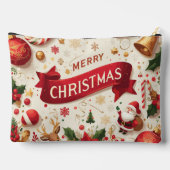 Pochette À Accessoires Élégant Joyeux Noël (Verso)