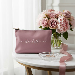 Pochette À Accessoires Élégant Minimaliste Nom de Demoiselle d'Honneur