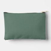 Pochette À Accessoires Élégant motif floral vert sauge & orange pêche écr (Verso)