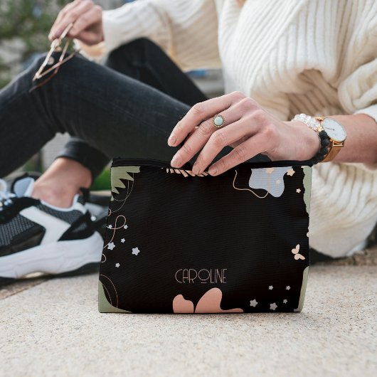 Pochette À Accessoires Elégant noir élégant Boho élégant mignon