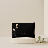 Pochette À Accessoires Elégant noir élégant floral Boho mignonne