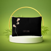 Pochette À Accessoires Elégant noir élégant floral Boho mignonne