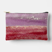 Pochette À Accessoires Elegant purple and gold glitter (Recto)