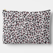 Pochette À Accessoires Elegant Rose Gold Black Leopard Pattern (Recto)
