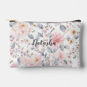 Pochette À Accessoires Elégante aquarelle Pastel Flower Soft Floral Pouch