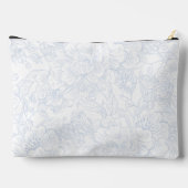 Pochette À Accessoires Élégante domestique Chinoiserie Blue Peony (Verso)