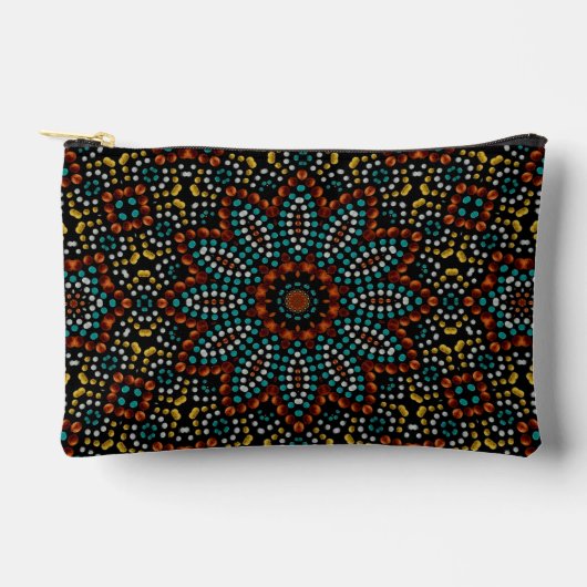 Pochette À Accessoires Elégante fille moderne stylish Dot Mandala Motif (Recto)