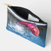 Pochette À Accessoires Élément d'eau bleu (Ouvrir)