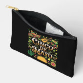 Pochette À Accessoires Éléments de fête mignons de la fête Cinco De Mayo (Ouvrir)
