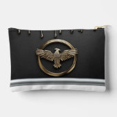 Pochette À Accessoires Emblème d'aigle doré aux ailes déployées (Verso)