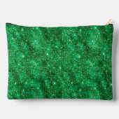 Pochette À Accessoires Emerald Green Sequin Motif (Verso)