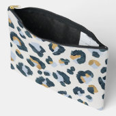 Pochette À Accessoires Empreinte de léopard peint (Ouvrir)