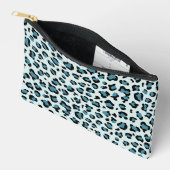 Pochette À Accessoires Empreinte de léopard, Spots de léopard, Leopard bl (Ouvrir)