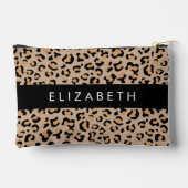Pochette À Accessoires Empreinte de léopard, Spots, Leopard Brown, Votre  (Verso)