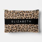 Pochette À Accessoires Empreinte de léopard, Spots, Leopard Brown, Votre  (Recto)