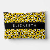Pochette À Accessoires Empreinte de léopard, Spots, Leopard Jaune, Votre  (Verso)