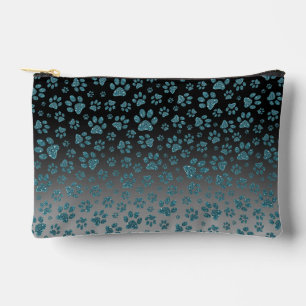 Pochette À Accessoires Empreintes de pattes avec effet de lumière paillet