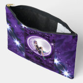 Pochette À Accessoires Enfant de lune violette (Ouvrir)