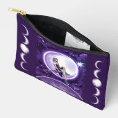 Pochette À Accessoires Enfant de lune violette (Ouvrir)