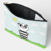 Pochette À Accessoires Enfants Panda  (Ouvrir)