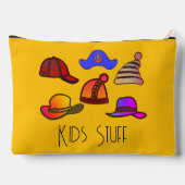 Pochette À Accessoires Enfants Stuff Jaune (Verso)