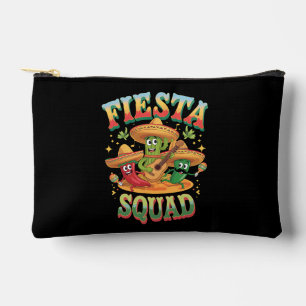 Pochette À Accessoires Équipe de fête drôle Cinco De Mayo Fête mexicaine