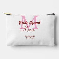 Équipe de mariée ajouter nom monogramme demoiselle