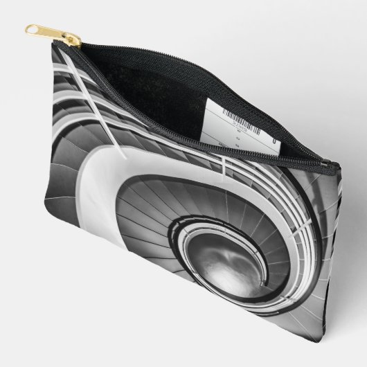 Pochette À Accessoires Escalier circulaire BW (Ouvrir)