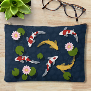 Pochette À Accessoires Étang japonais de poissons Koi