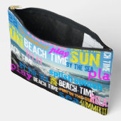 Pochette À Accessoires Été Plage Temps Amusement (Ouvrir)