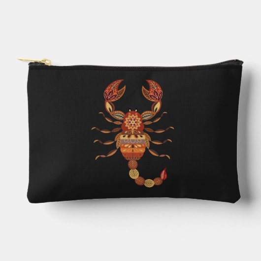 Pochette À Accessoires Ethnic Floral Scorpion (Recto)