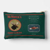 Pochette À Accessoires Étiquette de l'orignal et des haricots de McMotek (Verso)