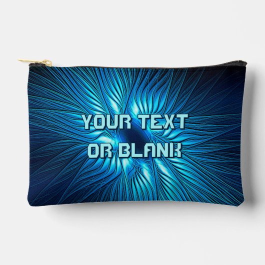 Pochette À Accessoires Étoile bleue sculptée (Recto)