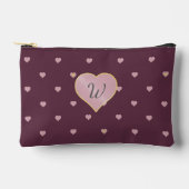 Pochette À Accessoires Étoiles dans des cœurs sur Port (Recto)