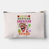 Pochette À Accessoires Être Mexicain Américain Est Difficile (Verso)