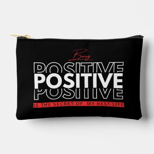 Pochette À Accessoires Être positif (Recto)