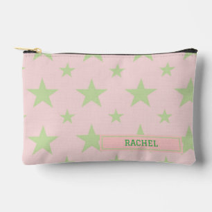 Pochette À Accessoires Étui à crayons à motif d'étoiles vert rose Constel