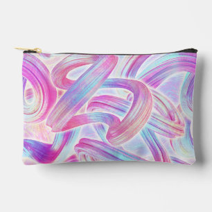 Pochette À Accessoires eurobeat holorave - rose et bleu :