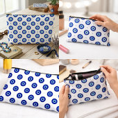 Pochette À Accessoires Evil Eye Protection Turkish Geometric Pattern