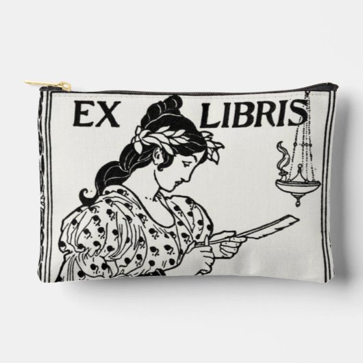 Pochette À Accessoires Ex libris art nouveau (Recto)