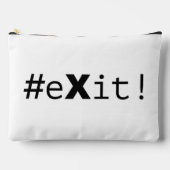 Pochette À Accessoires #eXit ! (Recto)