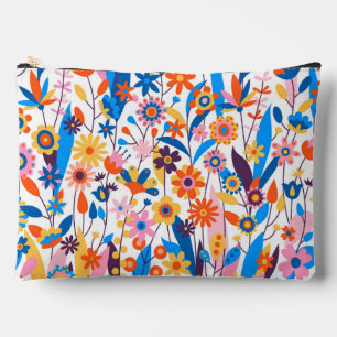 Pochette À Accessoires Exotique multicolore Floral Arrière - plan-32939