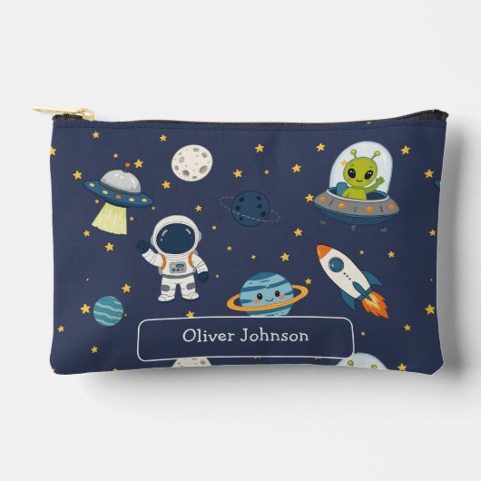 Pochette À Accessoires Explorateur spatial de fusée extraterrestre astron (Recto)