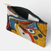 Pochette À Accessoires Explosion de couleurs Pop Art (Ouvrir)