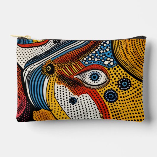 Pochette À Accessoires Explosion de couleurs Pop Art (Recto)
