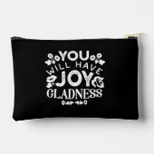 Pochette À Accessoires Faith and Happiness – Joy and Gladness Quotes (Verso)