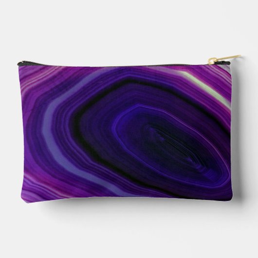 Pochette À Accessoires Falln Swirled Purple Geode (Verso)